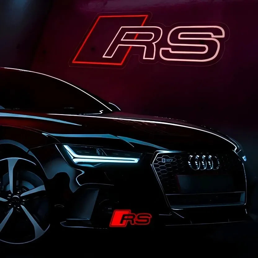 Audi RS LED Neon Sign -40x16.8CM