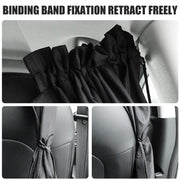 Car Privacy Curtains Universal Car Divider Curtain Between Rear Seat Auto Blackout Curtains Car Sun Shades Side Window Covers