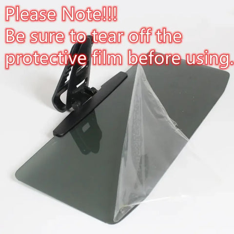 A car mounted anti glare mirror, anti UV strong light vehicle sunshade