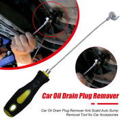 Oil Drain Plug Removal Tool Magnetic Oil Plug Remover Wrench Anti Scald Auto Car Oil Drain Wrench Automobile Repair Maintenance