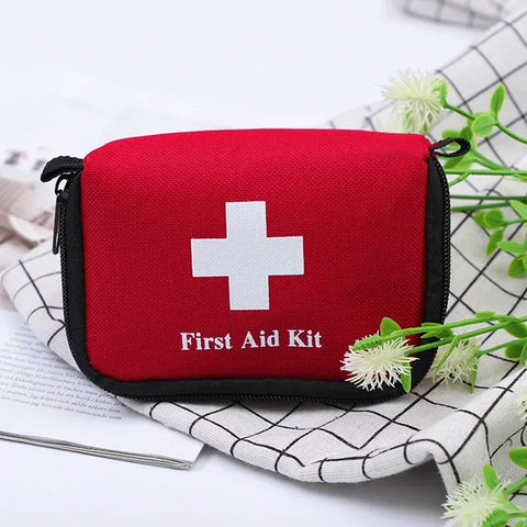 Small First Aid Kits Self Defense Kit Outdoor SportsEmergency Pills Bandages Dressing Tape Storage Bag Rescue Car Survival Kit