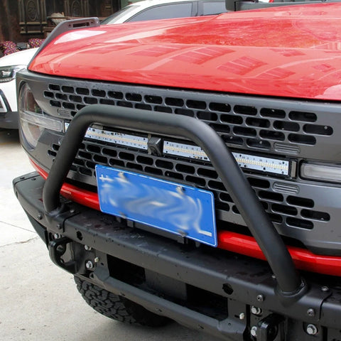 For Ford Bronco 2021-2023 Front Bumper Aluminum Alloy Bull Bar Car Exterior Accessories Off Road Vehicle Bumper Front Bumpers