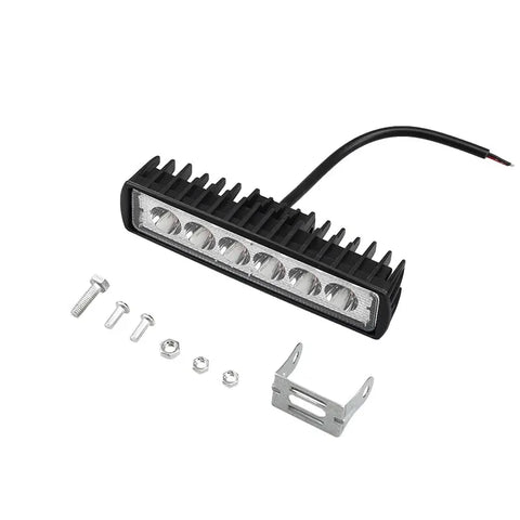 6 LED Car Work Light High Bright Spotlight Universal Offroad Automobile Truck Driving Fog Headlights DRL Driving Lamp 12V