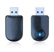 New Pionray 2 in 1 Wireless CarPlay Adapter&Android Auto Wireless Adapter, 5Ghz WiFi Type-C/USB Plug Play CarPlay Wireless