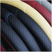 37-39cm PU leather steering wheel cover for cars