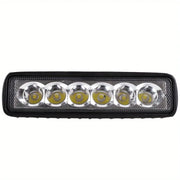 18W12V 6 LED Car LED Work Light DRL Spotlight High Bright Waterproof Auto Offroad SUV Truck Headlights Driving Lamp