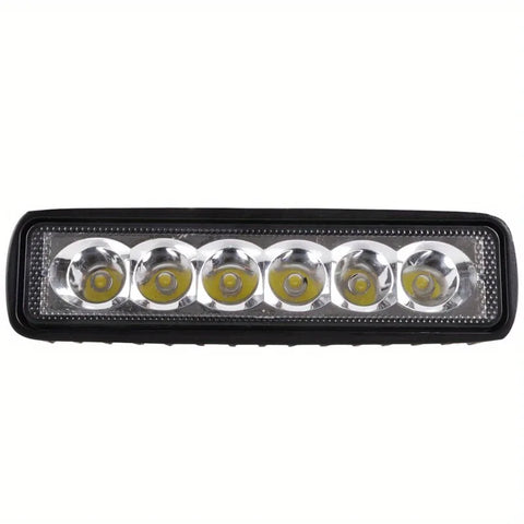18W12V 6 LED Car LED Work Light DRL Spotlight High Bright Waterproof Auto Offroad SUV Truck Headlights Driving Lamp