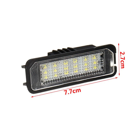 2Pcs Car License Plate Lights  LED Number License Plate Light Lamps for VW GOLF 4 6 Polo 9N Passat NEW Beetle