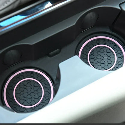 Anti-slip car coasters