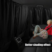 Car Privacy Curtains Universal Car Divider Curtain Between Rear Seat Auto Blackout Curtains Car Sun Shades Side Window Covers