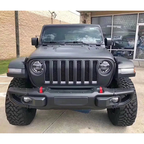 JL1049 Bull Bar For Jeep For Wrangler JL Steel Bumper Front Bumper Car Bumpers For Gladiator