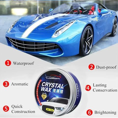 Car Wax Crystal Plating Set Hard Glossy Wax Layer Covering Paint Surface Coating Formula Waterproof Film Car Polish