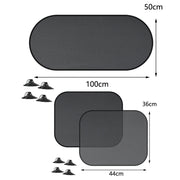 1-5Pcs Universal Car Sunshades Foldable Auto Side Window Rear Windscreen Mesh Sunshade Cover Car Windshield Accessories Exterior