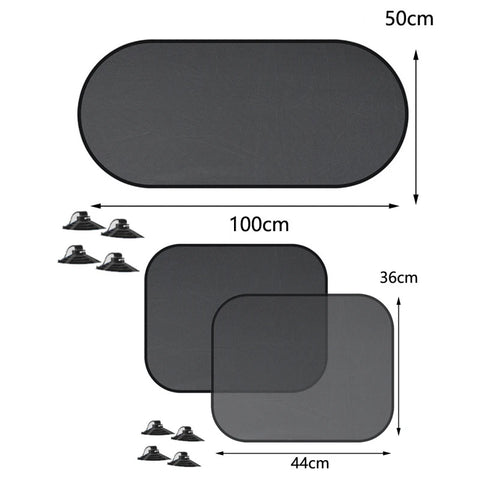 1-5Pcs Universal Car Sunshades Foldable Auto Side Window Rear Windscreen Mesh Sunshade Cover Car Windshield Accessories Exterior