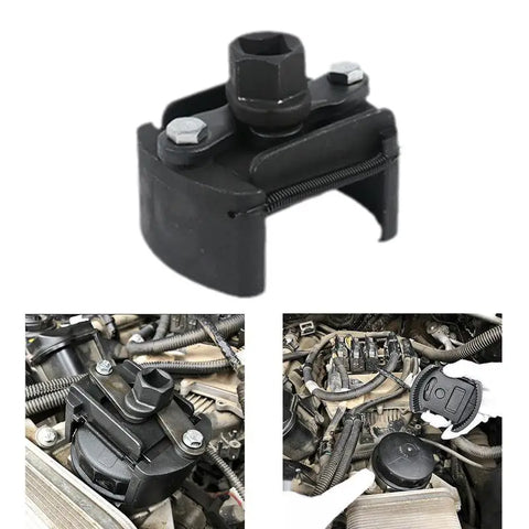 Universal Adjustable Two-Jaws Oil Filter Wrench Filter 60-80mm Filter Wrenches Remover Steel Fuel Cast Two-Claw