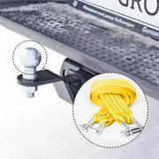 3/4M 3/5 Tons Car Tow Cable Towing Strap Rope 2 Hooks Emergency Heavy Duty Towing Ropes Van Road Recovery Car Accessories