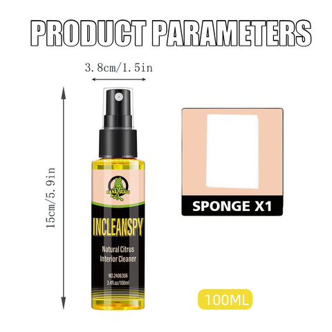 Car interior cleaner, removing stains, protecting leather dashboard, seat decoration and care cleaner