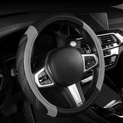14-15 inch universal leather steering wheel cover