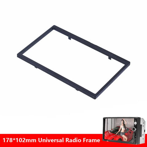 Universal Car Stereo Radio Panel 2Din Frame Surround Panel For 7 Inch Large Screen Car Audio Dashboard Accessories