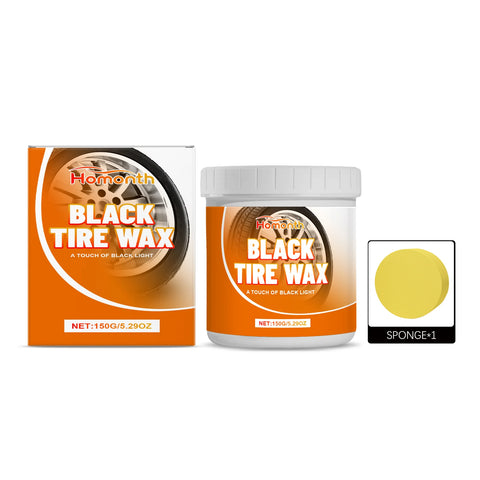 Car Tire Shine Wax - Tire Shine Maintenance, Wheel Hub Stain Removal, Brightening, Rust Removal Cleaning Paste.