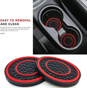 Anti-slip car coasters