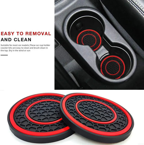 Anti-slip car coasters
