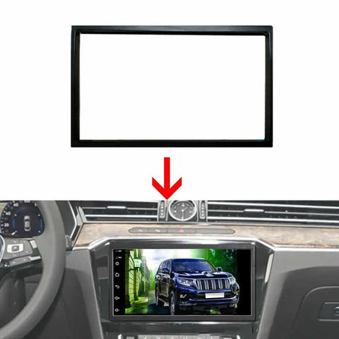Universal Car Stereo Radio Panel 2Din Frame Surround Panel For 7 Inch Large Screen Car Audio Dashboard Accessories