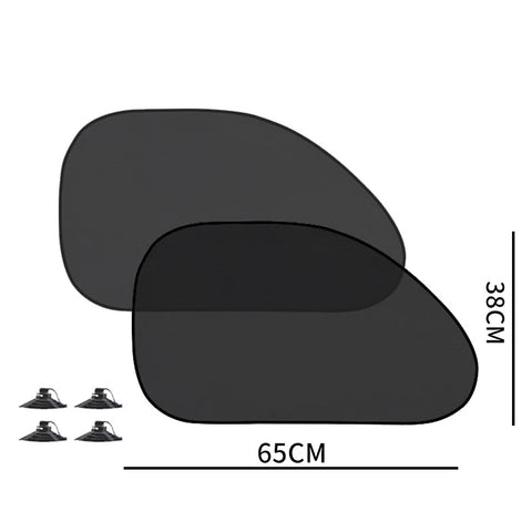 1-5Pcs Universal Car Sunshades Foldable Auto Side Window Rear Windscreen Mesh Sunshade Cover Car Windshield Accessories Exterior