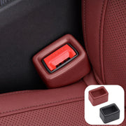 2 seat belt slot seat protection covers - collision and scratch protection for car interior accessories