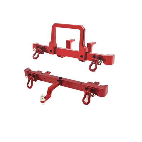 MN 82 Aluminum Alloy Front And Rear Bumper Bull Bars Guards For 1/12 MN82 LC79 Short Truck Upgrade Parts OP Accessories
