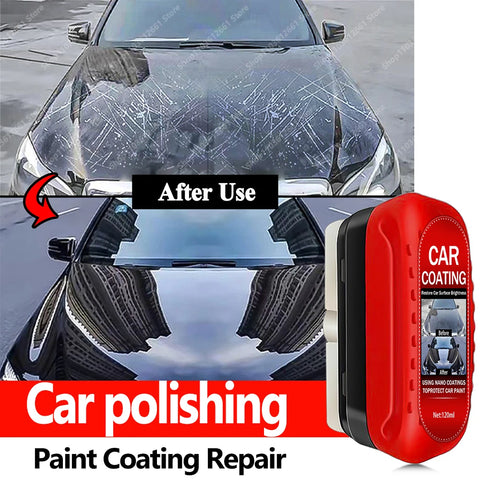 Car Coating Brush with 120ml Liquid Repair Paint Scratch Restoration High Gloss Car All Colors Paint Polishing Brightening Kit