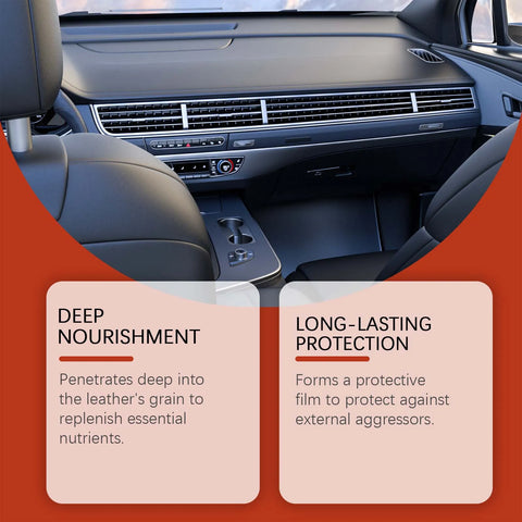 Car Interior Cleaner Leather Care Cream For Seats Dashboard Steering Wheel Automotive Cleaning and Care Accessories