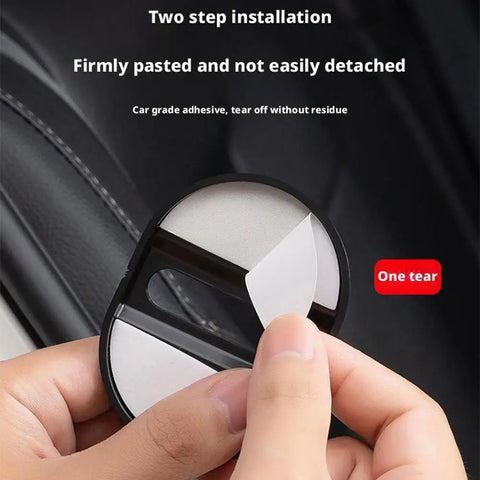 Universal Car Door Lock Protective Cover 4PCS Self-adhesive Car Decorative Accessories Car Door Lock Anti Rust Sleeve