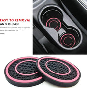 Anti-slip car coasters