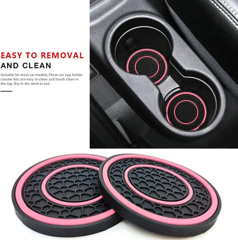 Anti-slip car coasters