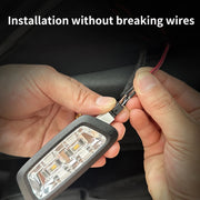 Car high brightness trunk lighting ambient light interior decoration LED wiring free automatic sensing tailgate light strip