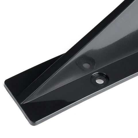 4pcs Car Rear Bumper Lip Diffuser Splitter Spoiler Scratch Protector Fin Trim Caps Universal Exterior Accessory For 300