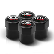 4Pcs Car Styling 3D Aluminum Metal Car Wheel Tire Air Valve Caps Cover For Audi A3 A4 b6 b8 b7 A6 A8 S Line S3 S4 S6 Q3 Q5 Q7 Q8