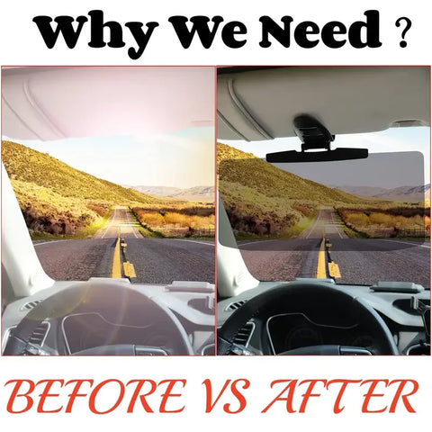 A car mounted anti glare mirror, anti UV strong light vehicle sunshade