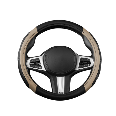 14-15 inch universal leather steering wheel cover