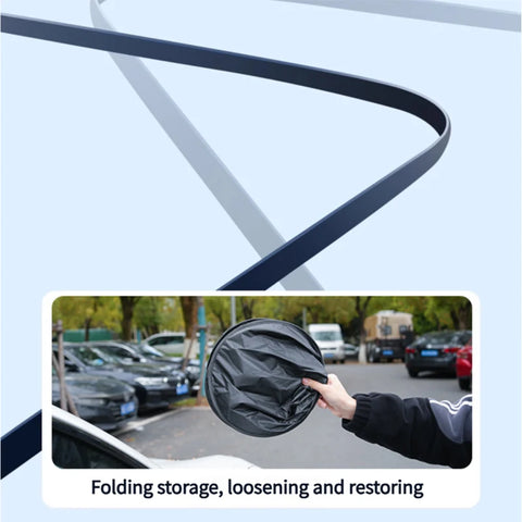UV-Reflective Car Sun Shade Cover Rear Windshield Sun Protection Sunshade Heat-Isolation Car Privacy Curtains Foldable Storage