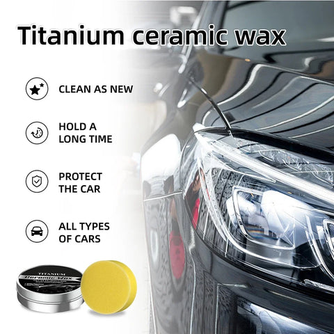 Car Coating Polishing Wax Auto Scratch Repair Wax Titaniums Ceramic Wax Coating Agents Quick Carwash Car Care