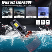 LED Headlight H4 LED Bulbs Fog Light Halogen Replacement Auto H7 6500K 4300K 3000K 3 Colors Front Lights H3 9005 HB3 9006 2000W