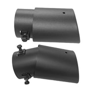 Universal Car Exhaust Muffler Exhaust Pipe Tail Throat Stainless Steel Car Muffler Tip Chrome Round Pipe Exhaust Tail Muffler