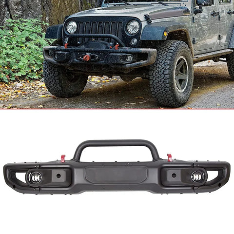 JL1049 Bull Bar For Jeep For Wrangler JL Steel Bumper Front Bumper Car Bumpers For Gladiator