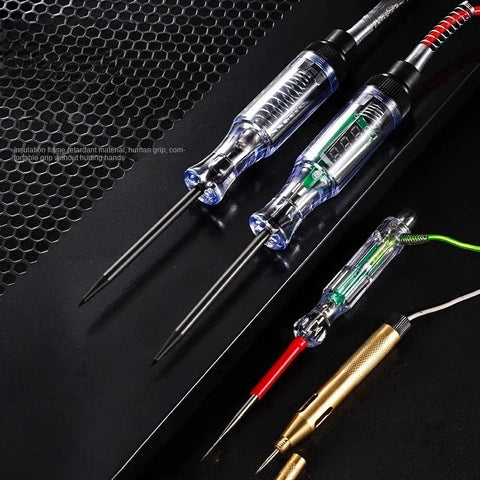 Car Truck Voltage Circuit Tester Auto 6V 24V Tools Car Diagnostic Probe Test Pen Light Bulb Electric Measuring Pen Tools