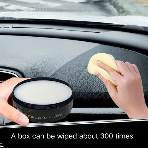Car Leather Seat Maintenance Care Oil Multifunctional Cream Interior Polishing Stain Removal Refurbished Cleaning Car Interior