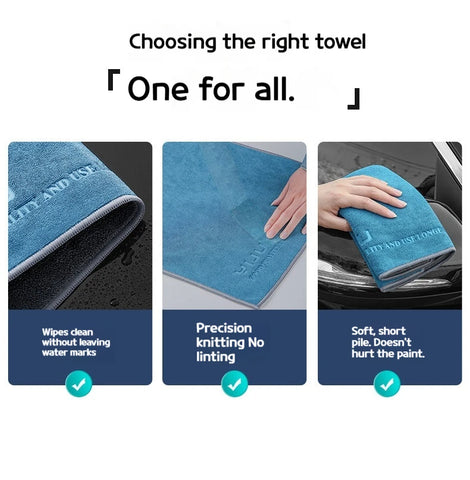 Microfiber Car Wash Towel 75X35cm Lint-Free Car Cleaning Towels Ultra-Soft Drying Cloth Car Detailing Washing Tools