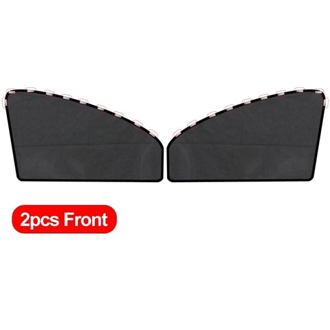 Magnetic Car Window Sunshade Cover Summer UV Protection Car Side Front Rear Window Mesh Curtain Protector Cover Auto Accessories
