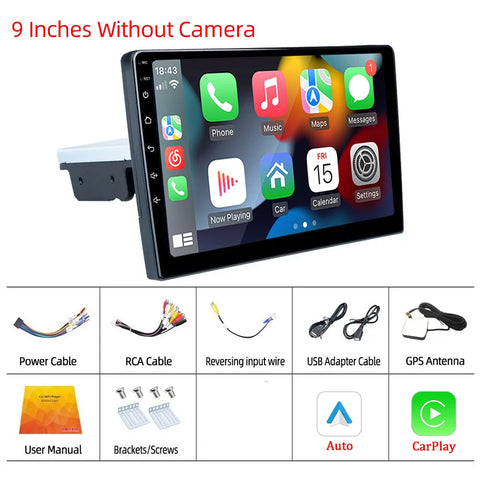 Android 11 Car Radio 1 din Stereo Autoradio Carplay Andriod Auto 32G  7"/9"/10" Universal WIFI GPS Car Audio Multimedia Player